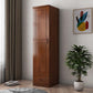 74.8"H Traditional Rubberwood Storage Cabinet with Garment Rod Matte Finish Cabinet Clearhalo 'Armoires & Wardrobes' 'armoires_wardrobes' 'Bedroom Furniture' 'furn' 'furn_armoires_wardrobes' 'Furniture' 1200x1200_a75391d1-bfe1-4284-9e0d-af047716ff03