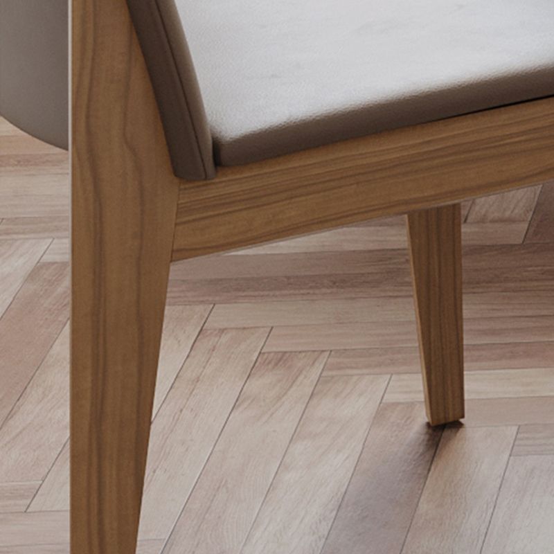 Chaise de salle à manger sans arme de cuisine en bois