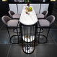 Modern Bar Table Set 1/3/5 Pieces Rectangle Stone Counter Table with Stools for Kitchen Clearhalo 'Bar Furniture' 'furn' 'furn_home_bar_bar_sets' 'Furniture' 'Home Bars & Bar Sets' 'home_bar_bar_sets' 'Kitchen & Dining Furniture' 1200x1200_a7543bb1-e46c-4fc9-9d24-a035c0986985