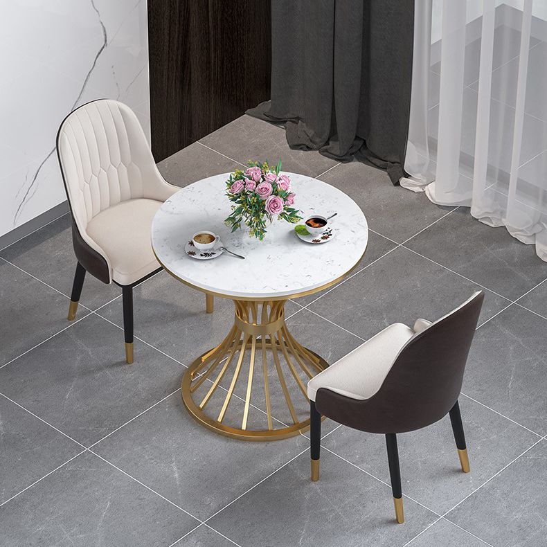 1/2/3/4/5 Pcs Metal Glam Dining Room Set with Round Table Dinette Set Clearhalo 'Dining Room Sets' 'Dining Tables & Seating' 'dining_room_set' 'furn' 'furn_dining_room_set' 'Furniture' 'furniture_dining_room_set' 'Kitchen & Dining Furniture' 'kitchen&dining_furn' 'kitchen' 1200x1200_a755b95e-083b-4b47-958d-dcc92169eee9