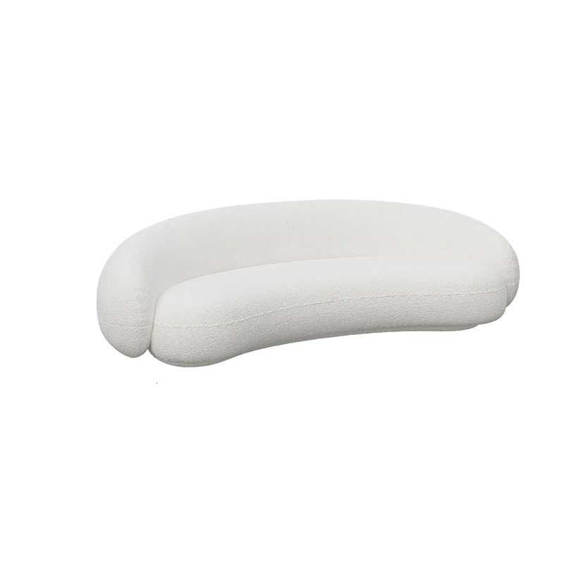 Sofá con brazo inclinado contemporáneo Sofá con respaldo apretado para sala de estar