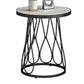 Round Faux Marble Side Table 47"L X 47"W X 62"H Iron Block Side End Snack Table Clearhalo 'Coffee & Accent Tables' 'End & Side Tables' 'end_side_table' 'end_side_tables' 'furn' 'furn_end_side_tables' 'Furniture' 'furniture_end_side_table' 'Living Room Furniture' 1200x1200_a757517c-7dc4-4038-a111-fe57d69d2bc4