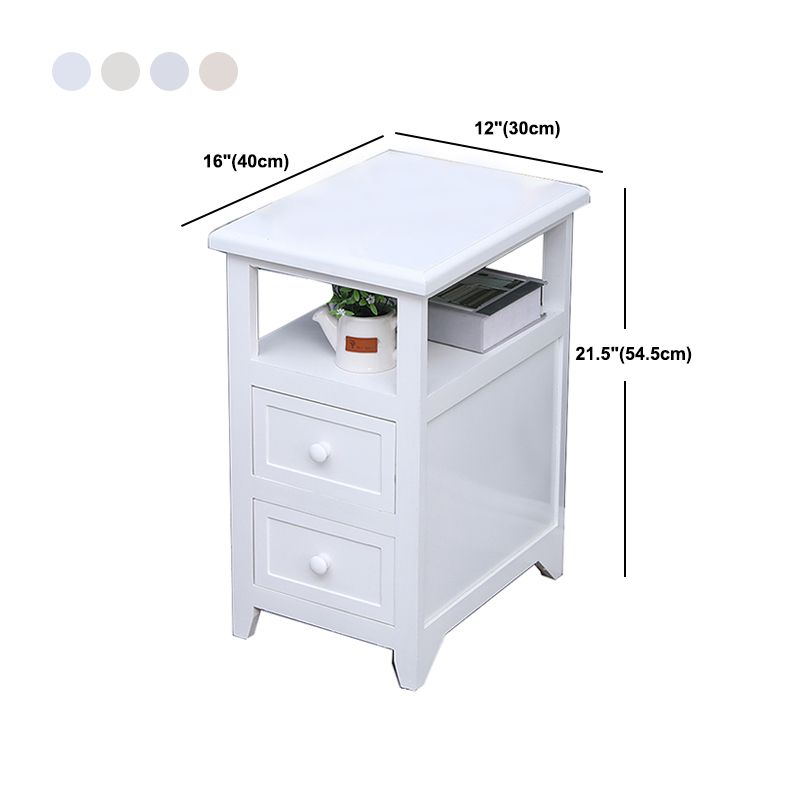 Modern Solid Wood Nightstand Drawers Storage 21 Inch H Legs Included Night Table Clearhalo 'Bedroom Furniture' 'furn' 'furn_night_stand' 'Furniture' 'night_stand' 'Nightstands' 1200x1200_a759316b-1c86-483f-88e4-f982d48b32f6