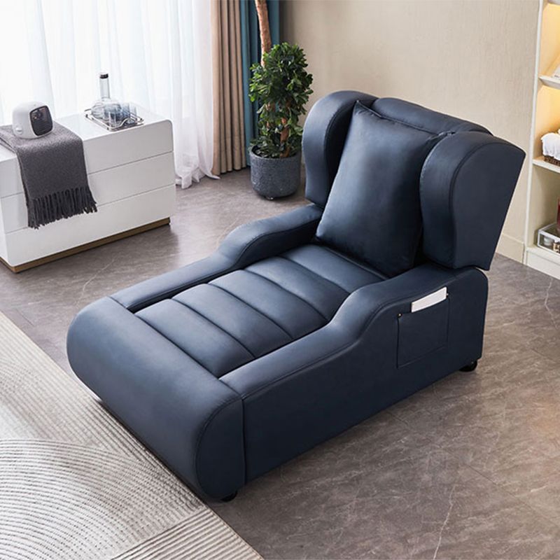 Home theater contemporaneo reclinabile blu blu interno no motion metal