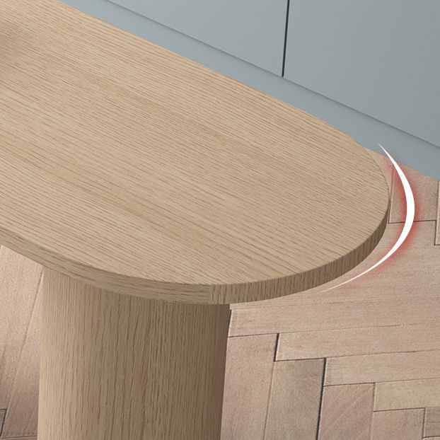 Industrial 41.3"H Bar Table Wood Specialty Top Bistro Table with Double Pedestal Clearhalo 'Bar Furniture' 'Bar Tables' 'bar_tables' 'furn' 'furn_bar_tables' 'Furniture' 'furniture_bar_tables' 'Kitchen & Dining Furniture' 'kitchen&dining_furn' 'kitchen' 1200x1200_a75cb719-7bc2-4093-98b6-dfed3fb92258