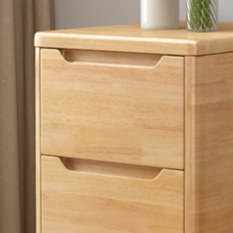 2 Drawer Nightstand with Legs 20" Tall Wood Accent Table Nightstand Clearhalo 'Bedroom Furniture' 'furn' 'furn_night_stand' 'Furniture' 'night_stand' 'Nightstands' 1200x1200_a75d0bca-a323-432f-80ad-5a5cf178ffde