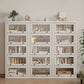 Wooden Standard Bookshelf Contemporary White Bookcase with Doors Clearhalo 'Bookcases' 'furn' 'furn_bookcases' 'Furniture' 'Office Furniture' 1200x1200_a75df79a-6964-45b2-9978-547abcf40f80