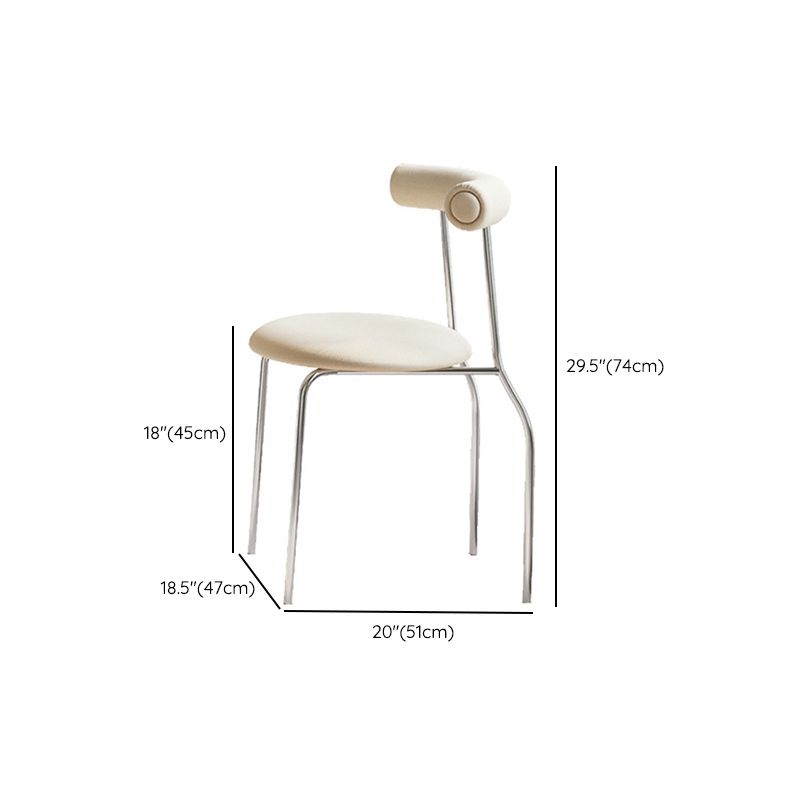 Modern Style Oval Table Set 1/4/5/7 Pieces Dining Set with Metal Legs