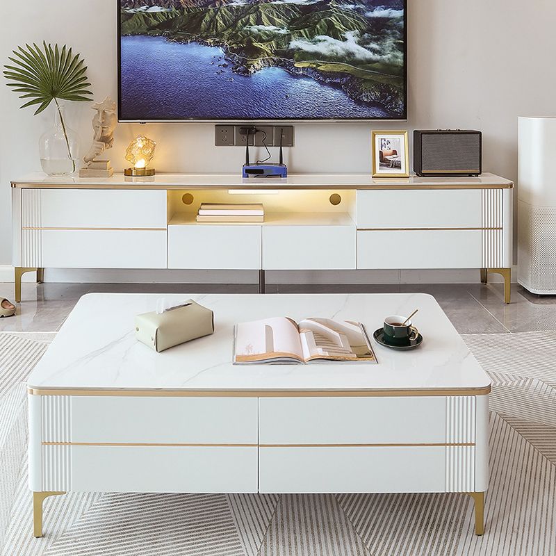 Open Storage TV Stand Console Stone TV Media Console with Drawers Clearhalo 'furn' 'furn_tv_stands_entertainment_centers' 'Furniture' 'Living Room Furniture' 'TV Stands & Entertainment Centers' 'TV Stands & Media Storage Furniture' 'tv_stands_entertainment_centers' 1200x1200_a75e3d0e-2cd5-44b8-99d6-02bb11c5ae13