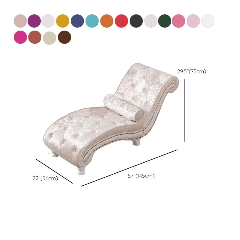 Scandinavian Upholstered Chaise Lounge Couch Armless Chaise Lounge Chair Clearhalo 'Chairs & Seating' 'Chaise Lounge' 'chaise_lounge' 'furn' 'furn_chaise_lounge' 'Furniture' 'Living Room Furniture' 1200x1200_a75fc784-ffe0-4ab7-9b52-495868c53483