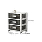 Modern Acrylic Cabinet Drawers and Pedestal Filing Cabinet for Home Office