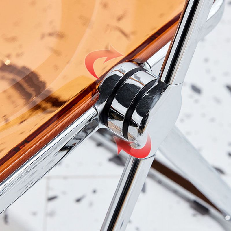 Industrial Style Side Armless Chairs Folding Plastic Open Back Dining Side Chair Clearhalo ' kitchen&dining_furn' 'Dining Chairs' 'Dining Tables & Seating' 'dining_chair' 'furn' 'furn_dining_chair' 'Furniture' 'furniture_dining_chair' 'Kitchen & Dining Furniture' 'kitchen' 1200x1200_a760ce2f-b6a3-4098-9528-ee32596bef62