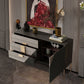 Classic Dresser Glam Storage Chest Dresser with 3/6 Drawers , 15.6 Inch Width