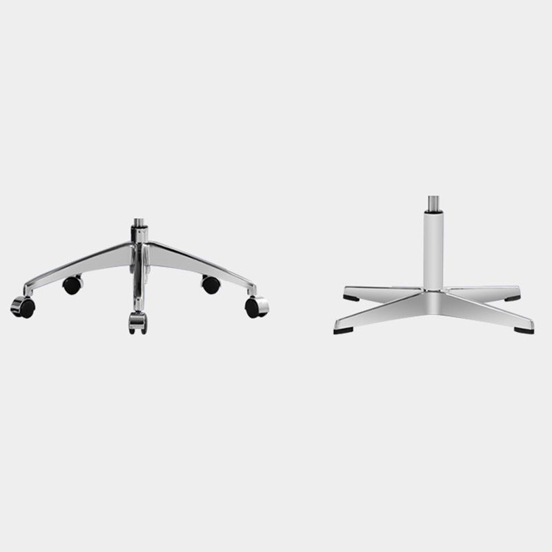 Faux Leather Office Chair Contemporary Nylon Desk Chair in White Clearhalo 'furn' 'furn_office_chair' 'Furniture' 'Office Chairs' 'Office Furniture' 'office_chair' 1200x1200_a7635593-6322-4177-ac47-1faf7c8f97f1