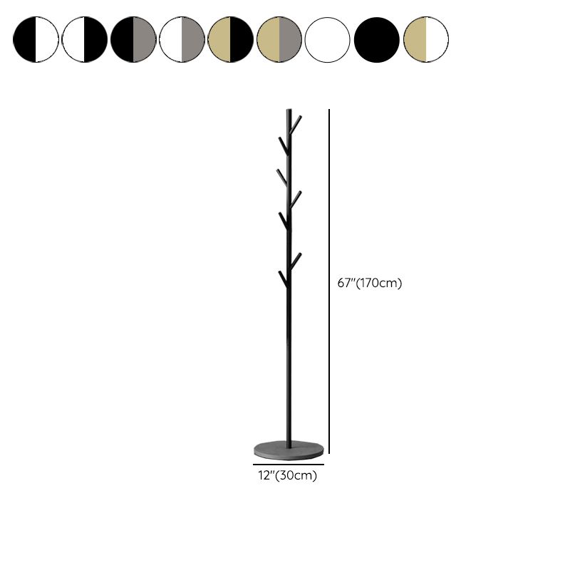 Moderner Kleiderbügel Metall frei sitzend mit Haken Eingangsschrank Rack