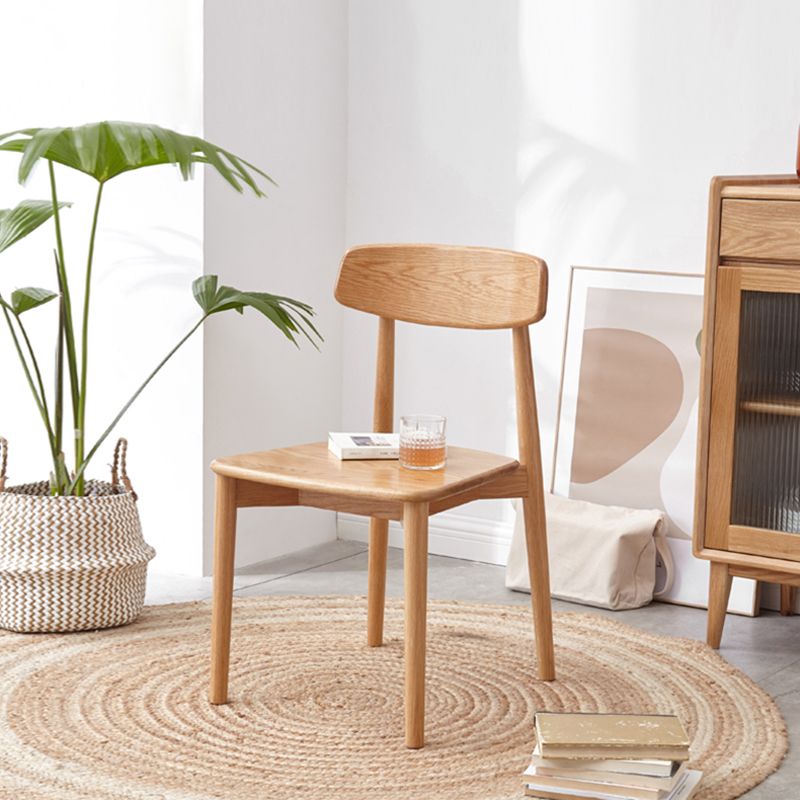 Modern Wood Indoor-Outdoor Chair Dining Room Armless Open Back Dining Side Chair Clearhalo ' kitchen&dining_furn' 'Dining Chairs' 'Dining Tables & Seating' 'dining_chair' 'furn' 'furn_dining_chair' 'Furniture' 'furniture_dining_chair' 'Kitchen & Dining Furniture' 'kitchen' 1200x1200_a7675f7c-a5d3-48a0-8b55-36bc252cf651