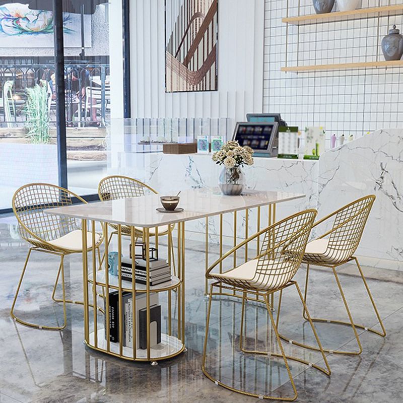 Traditional Luxury Dining Table Rectangle Dining Table for Dining Room