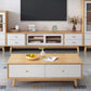 Wooden Coffee Table with 2 Drawers and 4 Wooden Legs in Brone for Living Room Clearhalo 'Coffee & Accent Tables' 'Coffee Tables' 'coffee_tables' 'furn' 'furn_coffee_tables' 'Furniture' 'Living Room Furniture' 1200x1200_a7687e0d-db16-4dfd-b30c-f01b137dec52