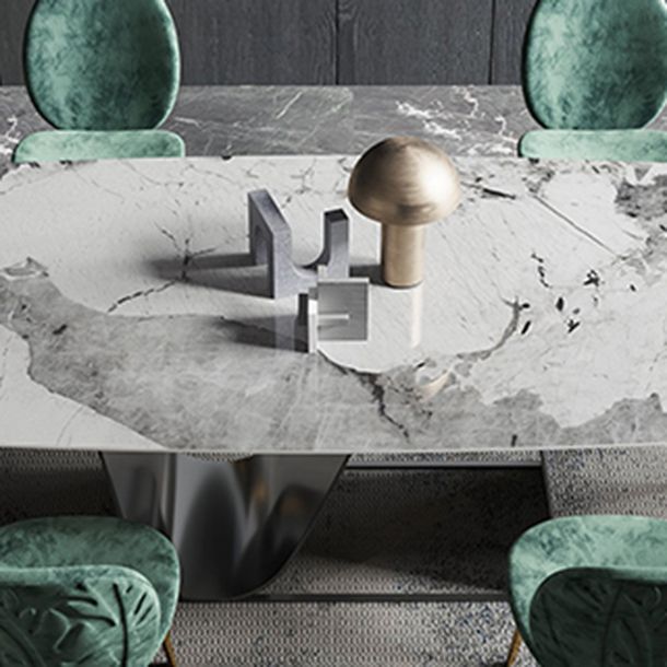 1/4/5/7 Pieces Dining Set Rectangle White Dining Table Set for Home Use Clearhalo 'Dining Room Sets' 'Dining Tables & Seating' 'dining_room_set' 'furn' 'furn_dining_room_set' 'Furniture' 'furniture_dining_room_set' 'Kitchen & Dining Furniture' 1200x1200_a76a432e-a7b6-41a5-85ed-d6777bac4470