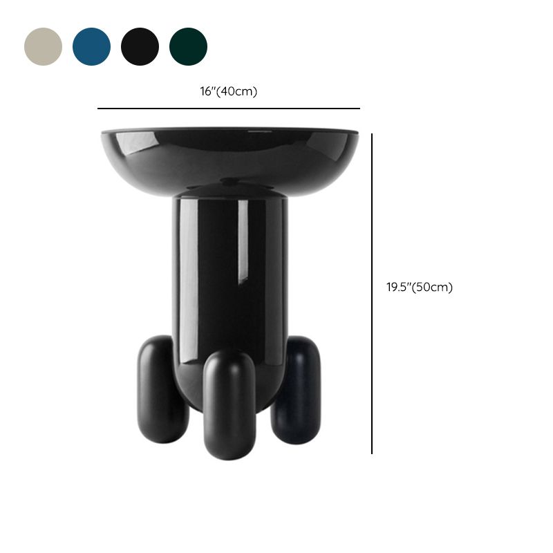 Scandinavian Round Coffee Table Abstract Base Cocktail Table Clearhalo 'Coffee & Accent Tables' 'Coffee Tables' 'coffee_tables' 'furn' 'furn_coffee_tables' 'Furniture' 'Living Room Furniture' 1200x1200_a76bc8df-f4ae-46d1-ab01-d4245676b804