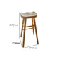 Glam 1/2/3 Pieces Bar Table Set Rectangle Bar Table with Wooden High Stools