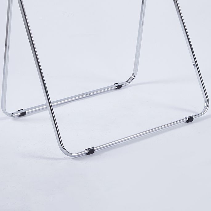 Acrylic Curved Writing Desk Folding Contemporary Desk 25.2"L x 19.7"W x 27.6"H Clearhalo 'furn' 'furn_office_desk' 'Furniture' 'Office Desks' 'Office Furniture' 'office_desk' 1200x1200_a76e06fb-de4a-43ba-8a62-98251c56d9ef