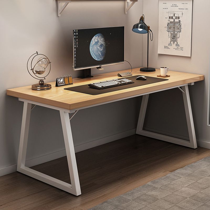 Contemporary Writing Desk Rectangular Computer Desk for Dormitory Clearhalo 'furn' 'furn_office_desk' 'Furniture' 'Office Desks' 'Office Furniture' 'office_desk' 1200x1200_a76e7a26-1a56-4a81-85ff-19dc4ca02cff