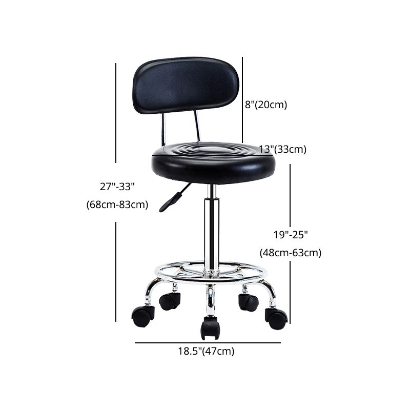 Modern Adjustable Rotatable Counter Stool Steel Mobile Phone Store Bar Stool with Cushion Clearhalo 'Bar Furniture' 'Bar Stools' 'bar_stools' 'furn' 'furn_bar_stools' 'furniture_bar_stools' 'Kitchen & Dining Furniture' 'kitchen&dining_furn' 'kitchen' 'kitchen_furn' Furniture' 1200x1200_a76fdc7b-cc73-41e2-84ff-c395ba47c3aa