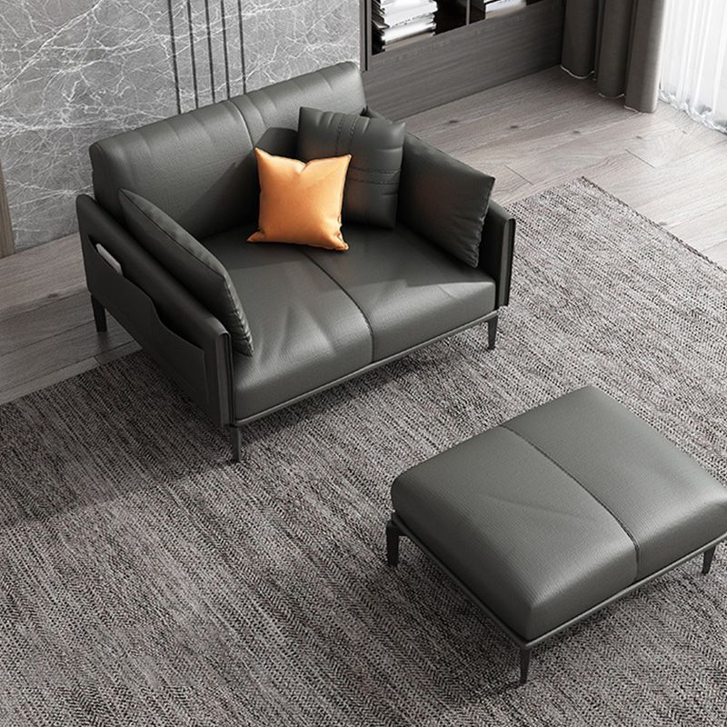 Vintage salon canapé outrez en cuir