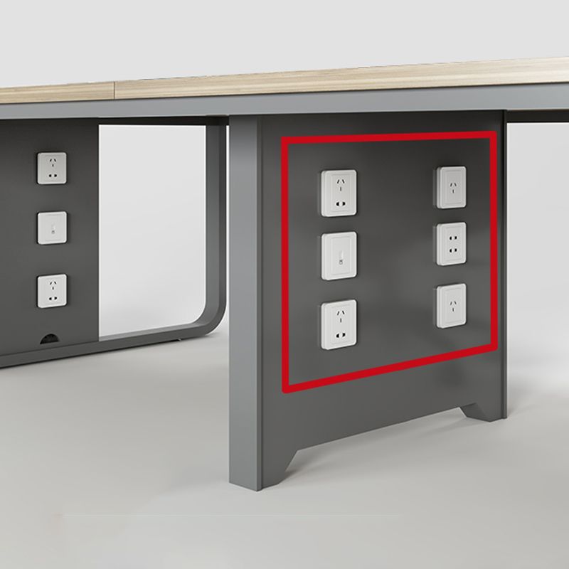 Manufactured Wood Rectangular Desk Modern Cable Management Office Desk Clearhalo 'furn' 'furn_office_desk' 'Furniture' 'Office Desks' 'Office Furniture' 'office_desk' 1200x1200_a770ab9f-8ec0-44ee-9641-a6b1c6c87e39