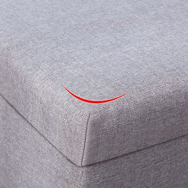 Moderne zitbankschuim kussen met kussens met flip top voor slaapkamer