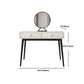 29.5" Height White Wooden Top Make-up Vanity with Drawer for Bedroom