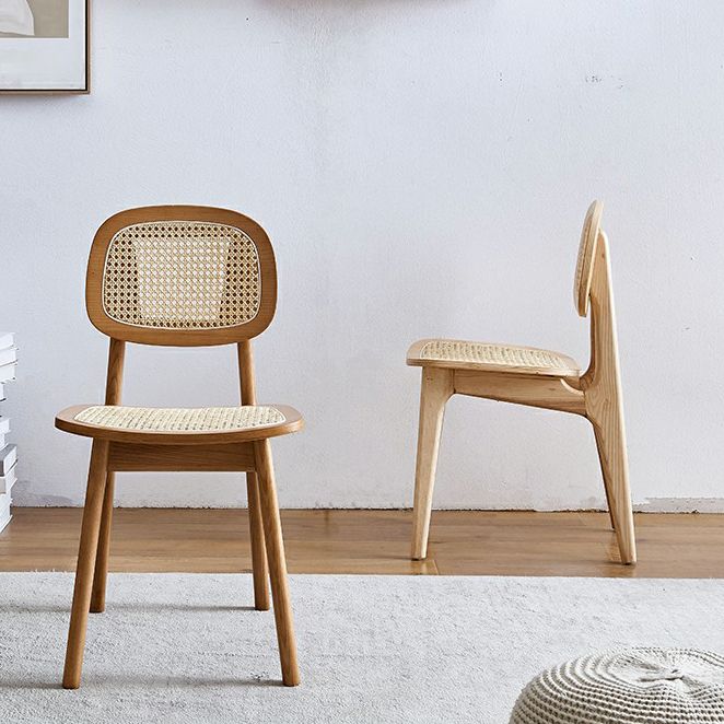 Contemporary Wood Dining Room Chair Open Back Dining Side Chair for Home Use Clearhalo ' kitchen&dining_furn' 'Dining Chairs' 'Dining Tables & Seating' 'dining_chair' 'furn' 'furn_dining_chair' 'Furniture' 'furniture_dining_chair' 'Kitchen & Dining Furniture' 'kitchen' 1200x1200_a7729852-2481-4b55-b379-627666dd0f04