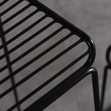 Industrial Armless Low Back Stool Steel Bar Height Stool for Bristol