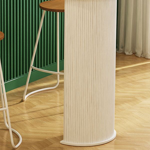 Modern Indoor Bar Height Table Double Pedestal Stone Bistro Accent Dining Table Clearhalo 'Bar Furniture' 'Bar Tables' 'bar_tables' 'furn' 'furn_bar_tables' 'Furniture' 'Kitchen & Dining Furniture' 1200x1200_a773ba8c-22e9-4d7f-b136-a13a55196e6a
