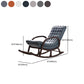 Chaise de canapé lazy de loisirs en bois salon à bascule moderne chaise à bascule moderne