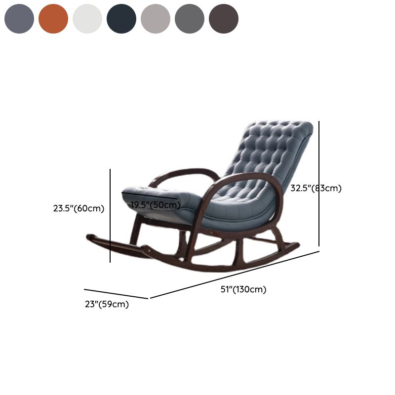 Chaise de canapé lazy de loisirs en bois salon à bascule moderne chaise à bascule moderne