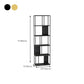 Glam Open Back Standard Bookshelf Metal Shelves Included Bookcase