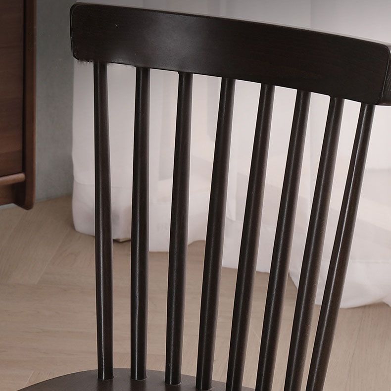 Scandinavian Wood Indoor-Outdoor Room Chair Windsor Back Side Chair Clearhalo ' kitchen&dining_furn' 'Dining Chairs' 'Dining Tables & Seating' 'dining_chair' 'Furniture' 'furniture_dining_chair' 'Kitchen & Dining Furniture' 'kitchen' 1200x1200_a77bc386-5e25-4d3d-9a9f-359a3b7990ca