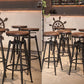 Industrial Footrest Adjustable Height Barstool Brown Pine Home Stool Clearhalo 'Bar Furniture' 'Bar Stools' 'bar_stools' 'furn' 'furn_bar_stools' 'Furniture' 'furniture_bar_stools' 'Kitchen & Dining Furniture' 1200x1200_a77ddfea-5642-4021-9f3a-584508bdcc4a