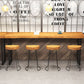Coffee Shop Industrial Wood Barstool Metal Pedstal Bar Stool with Pedal Clearhalo 'Bar Furniture' 'Bar Stools' 'bar_stools' 'furn' 'furn_bar_stools' 'Furniture' 'Kitchen & Dining Furniture' 1200x1200_a78216b0-ebfc-4203-9521-8365b0c4dd5c