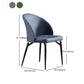 Solid Back Side Chair Metal Leg Modern Contemporary Indoor-Outdoor Chair