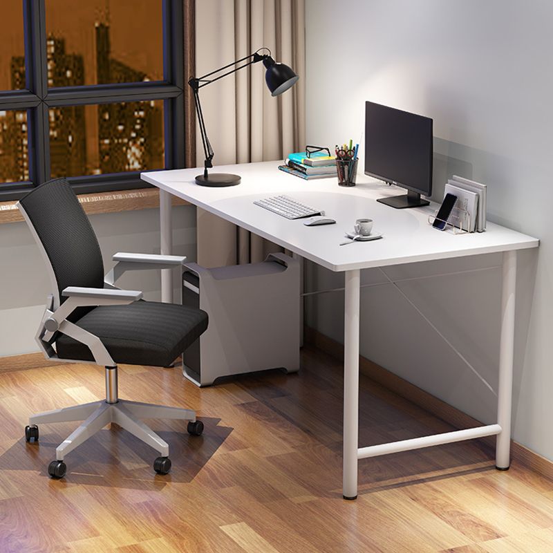 Contemporary Engineered Wood Desk H-Shape Base Desk for Home Office Clearhalo 'furn' 'furn_office_desk' 'Furniture' 'Office Desks' 'Office Furniture' 'office_desk' 1200x1200_a787ca6e-d727-41c8-8174-a71afbe79094