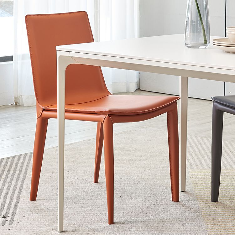 Modern Style Side Chair Faux Leather Dining Chair for Dining Room Clearhalo 'Dining Chairs' 'Dining Tables & Seating' 'dining_chair' 'furn' 'furn_dining_chair' 'Furniture' 'furniture_dining_chair' 'Kitchen & Dining Furniture' 1200x1200_a7895489-d497-48ea-b45c-77cab7065e2e