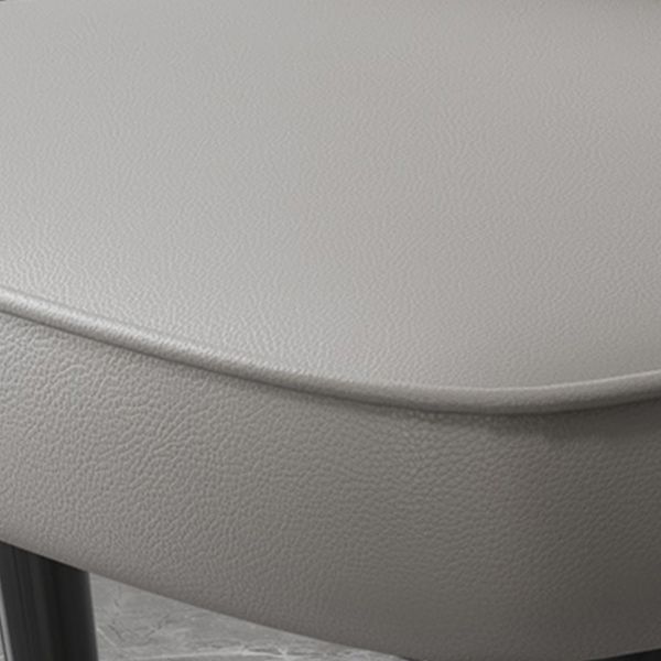 Fabric Dining Chair Modern Parsons Armless Chair for Dining Room