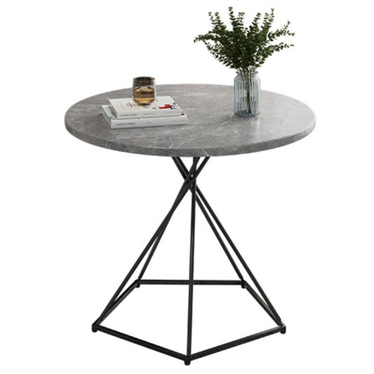 Frame Coffee Table Minimalist Wood Round Coffee Table for Living Room