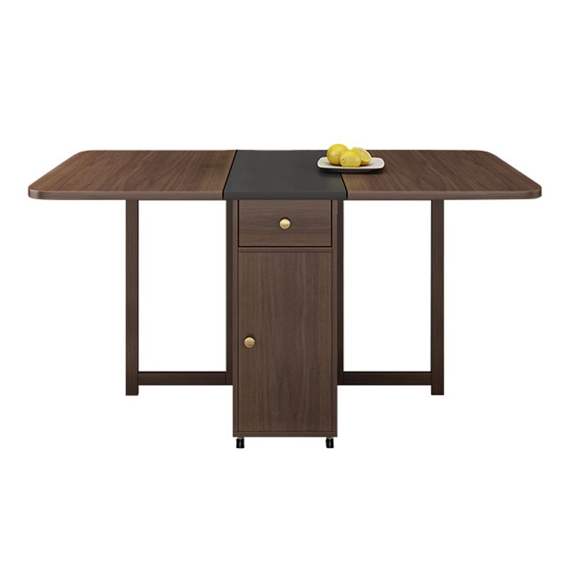 3/5/7 Pieces Modern Folding Solid Wood Multi Purpose Dining Set for Home Clearhalo 'Dining Room Sets' 'Dining Tables & Seating' 'dining_room_set' 'furn' 'furn_dining_room_set' 'Furniture' 'Kitchen & Dining Furniture' 1200x1200_a78ff795-135d-4cc8-b8b6-76f564124e29