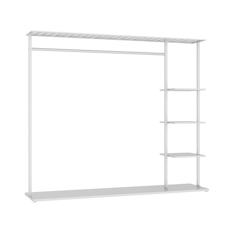 Hall Contemporary Stand Metal Nessun scaffalatura angosciante includeva un cappotto indipendente