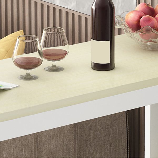 Metal Frame Contemporary Pub Table Matte Finish Manufactured Wood Bar Table Clearhalo 'Bar Furniture' 'Bar Tables' 'bar_tables' 'furn' 'furn_bar_tables' 'Furniture' 'Kitchen & Dining Furniture' 1200x1200_a7934995-a1aa-431b-b4ff-69573d4ec6c9