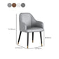 Glam Faux Leather Dining Chairs Metal Arm Dining Room Chairs Clearhalo 'Dining Chairs' 'Dining Tables & Seating' 'dining_chair' 'furn' 'furn_dining_chair' 'Furniture' 'Kitchen & Dining Furniture' 1200x1200_a7940c8e-1b2b-469d-a8f1-5059bb1fa536